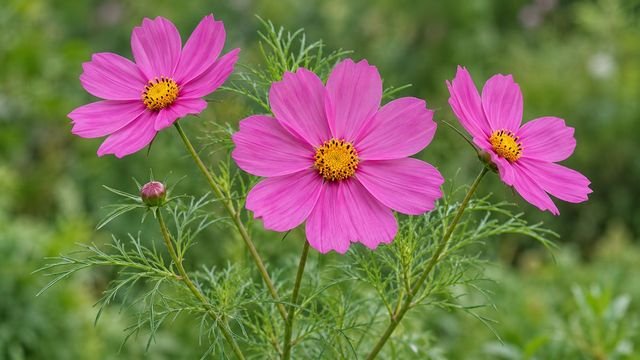Cosmos, a October birth flower