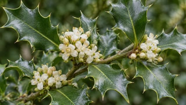 Holly, a December birth flower