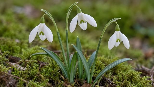 Snowdrop, a January birth flower