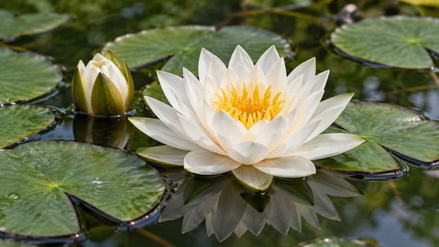 Water Lily, a July birth flower