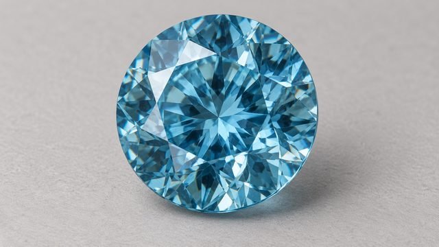 A zircon, blue, colorless and other colors
